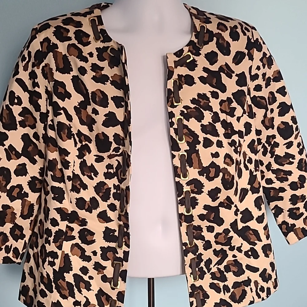 David Brooks Leporad Print Jacket - Picture 6 of 11